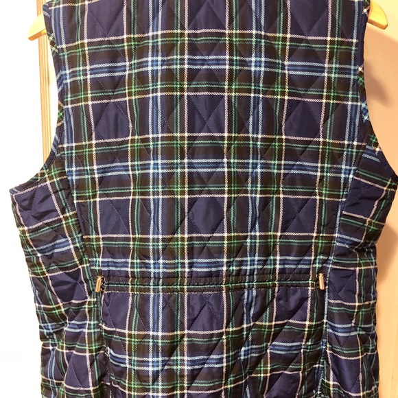 Women’s Croft & Borrow plaid vest - Picture 3 of 5